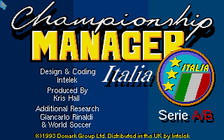 Large screenshot of Championship Manager Italia