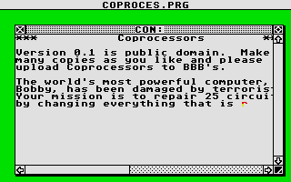 Thumbnail of other screenshot of Coprocessors