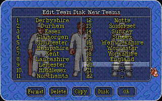 Thumbnail of other screenshot of Graham Gooch World Class Cricket - 94/95 Data Disk