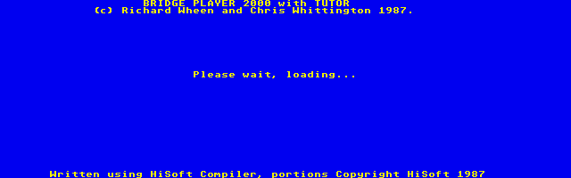 Screenshot of Bridge Player 2000 With Tutor