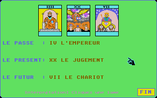 Large screenshot of Tarot, Le