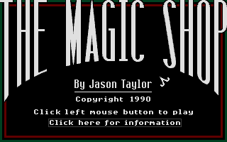 Large screenshot of Magic Shop
