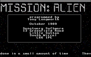 Thumbnail of other screenshot of Mission Alien
