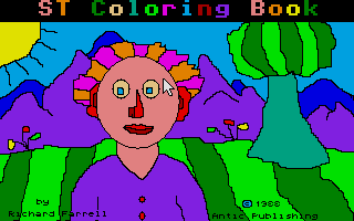 Large screenshot of ST Coloring Book