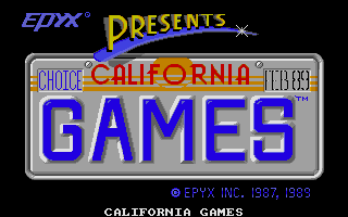 Screenshot of California Games