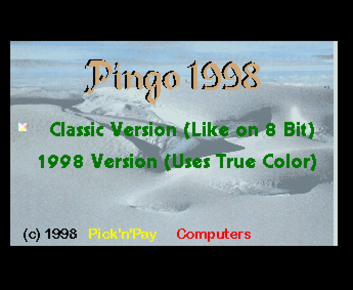Large screenshot of Pingo 1998