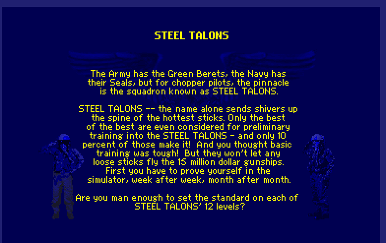 Screenshot of Steel Talons