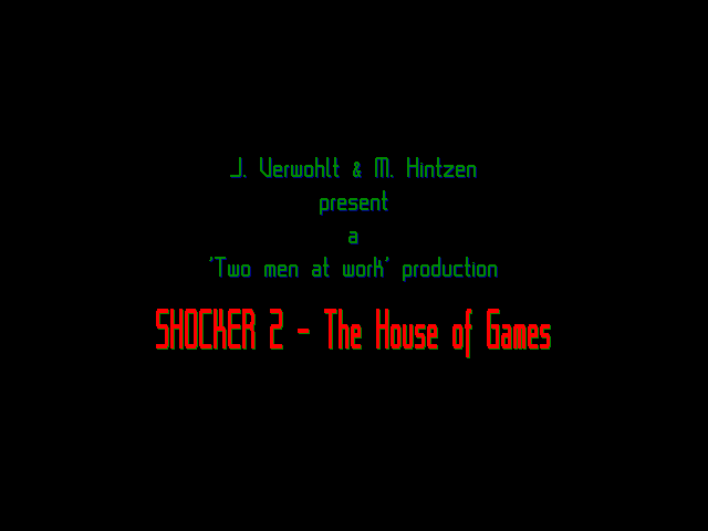 Large screenshot of Shocker 2 - The House Of Games