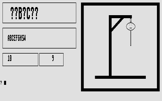 Large screenshot of Hangman