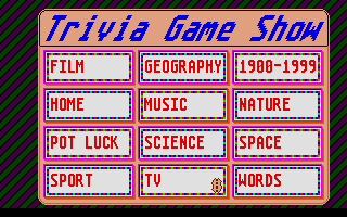 Large screenshot of Trivia Game Show