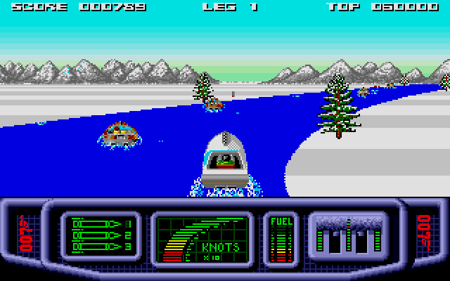 The North Pole training mission. How come this canal isn't completely frozen? ;-)