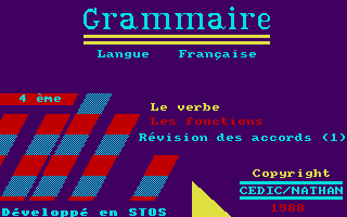 Screenshot of Grammaire - Langue Française  Collèges 4e