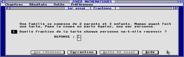 Large screenshot of Joker Micro - Maths 6e