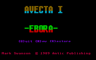 Screenshot of Avecta I - Ebora