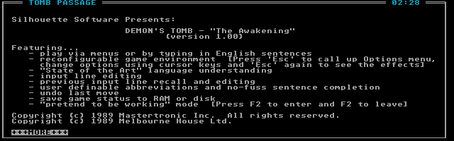 Thumbnail of other screenshot of Demon's Tomb - The Awakening