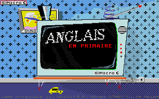 Large screenshot of Anglais - Primaire