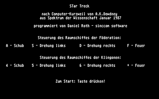Large screenshot of Star Treck