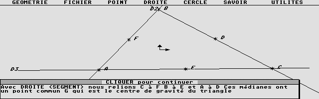 Screenshot of Géométrie
