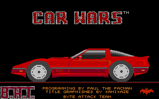 Large screenshot of Car Wars