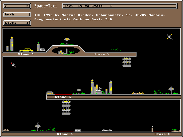 Large screenshot of Space-Taxi
