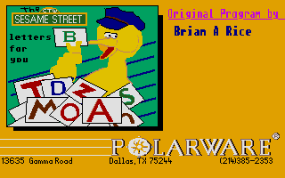 Screenshot of Sesam Street - Letters for You