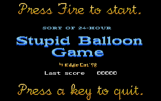 Large screenshot of Stupid Balloon Game