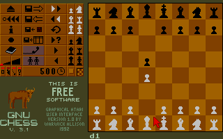 Screenshot of GNU Chess