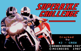 Screenshot of Superbike Challenge