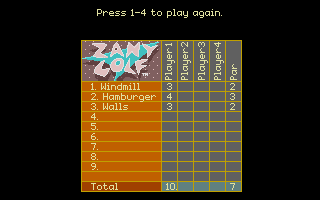 Thumbnail of other screenshot of Zany Golf