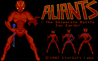 Screenshot of Aliants - The Desperate battle for Earth