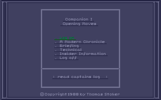 Screenshot of Companion 1