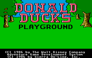 Screenshot of Donald Ducks Playground