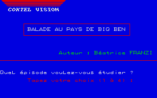 Large screenshot of Balade au Pays de Big Ben