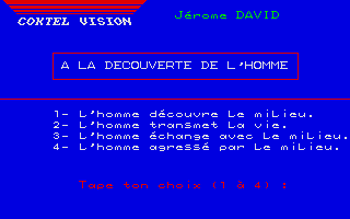 Large screenshot of À La Découverte De L'Homme