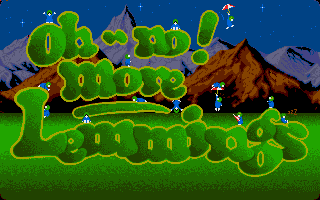 This is the sequel to Lemmings (so it comes before Lemmings - The Tribe) but it's more difficult. This game features 100 levels divided into 5 levels, hard to complete!