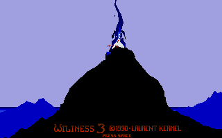 The intro screen of Wiliness 3.