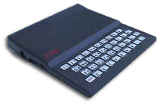 One of the first computers owned by Hal: the famous ZX81 by Sinclair.