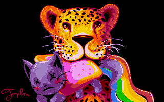 Who can resist to Nyancat? Probably not the jaguar!