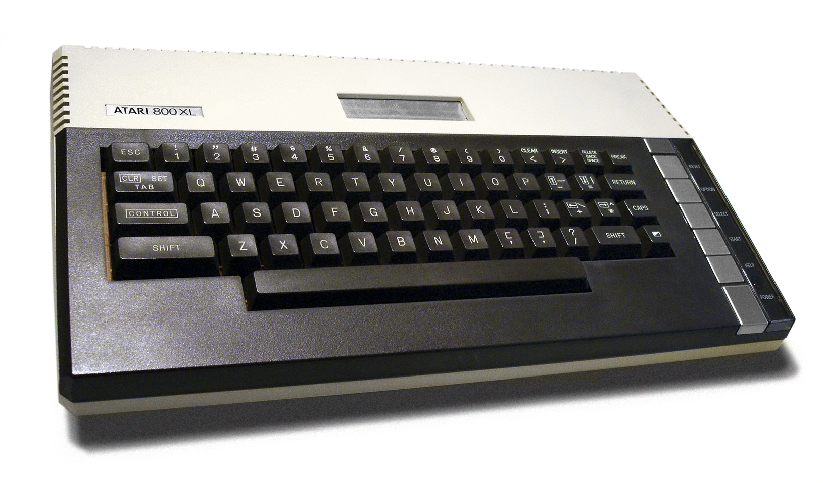 By 1986 the first home computer was bought, the Atari 800xl 8-bit machine.