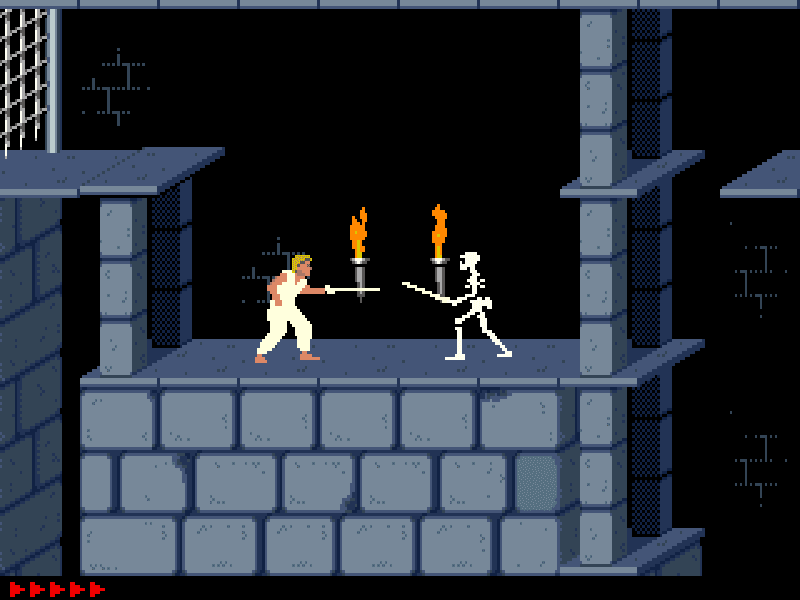 This is Prince of Persia on the Amiga.