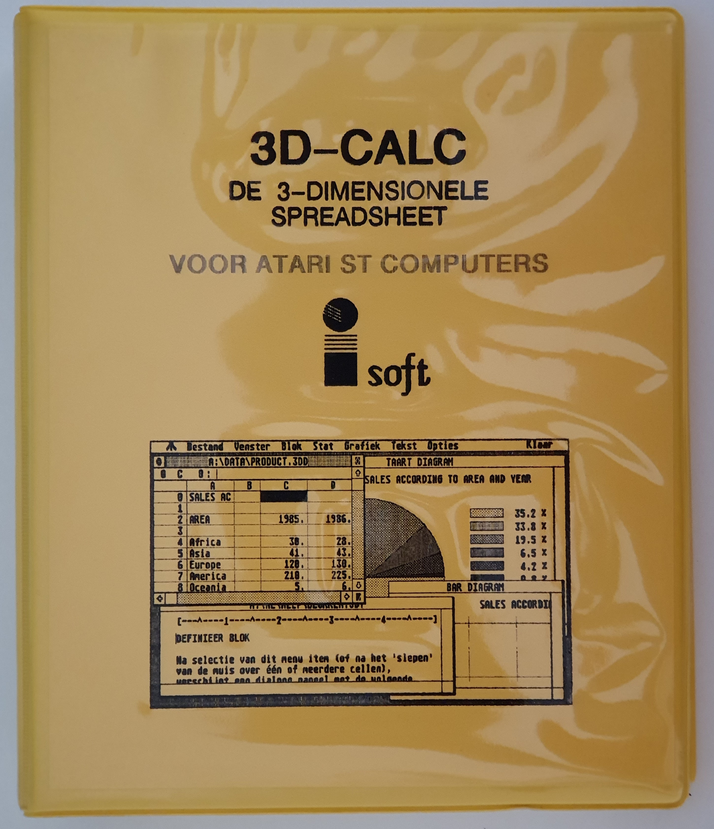 The very first release of 3D-Calc, together with Johan Lammens.