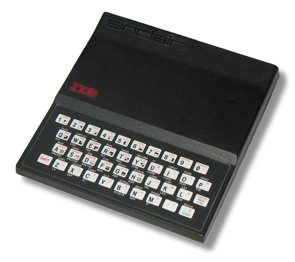 The computer that started it all for Sébastien, the ZX81. 