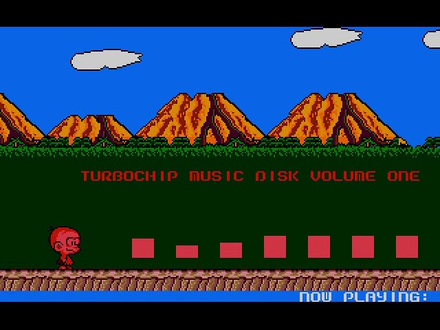 Turbochip music disc. 7 channel music for the Atari STe.