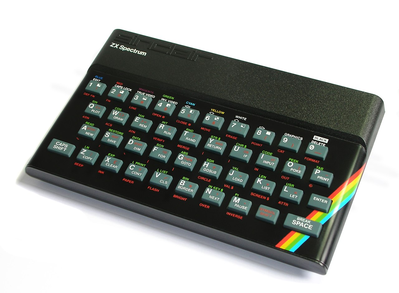 The ZX Spectrum. Of course Marcus learned to program on this thing, who didn't back in the day?