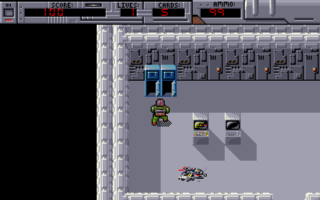 For the graphics in this version of the game, Robin was inspired by Dan Malone, of Bitmap Brothers fame.