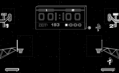 One of the final releases from Eckhart, Spaceball is a nice 2 player action game for the mono resolution.