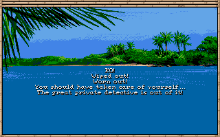 Maupiti Island, with graphics by the great late Dominique Sablons. This game left such a mark on Francois, he actually visited the island on his 40th birthday!