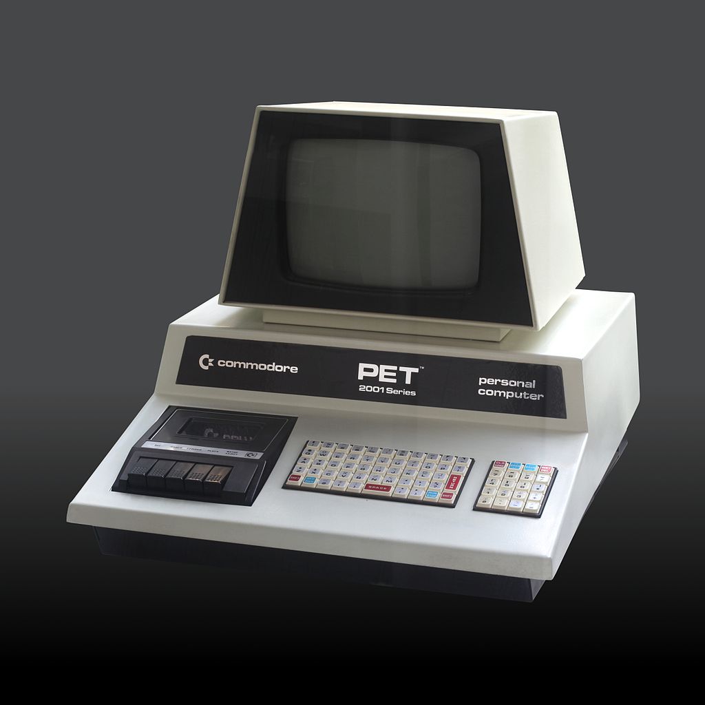 The Commodore PET was the first ever computer Adrian used. They had them at school. 