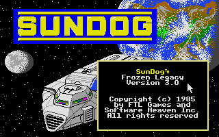 Sundog was the game Adrian remembers from his Atari period.