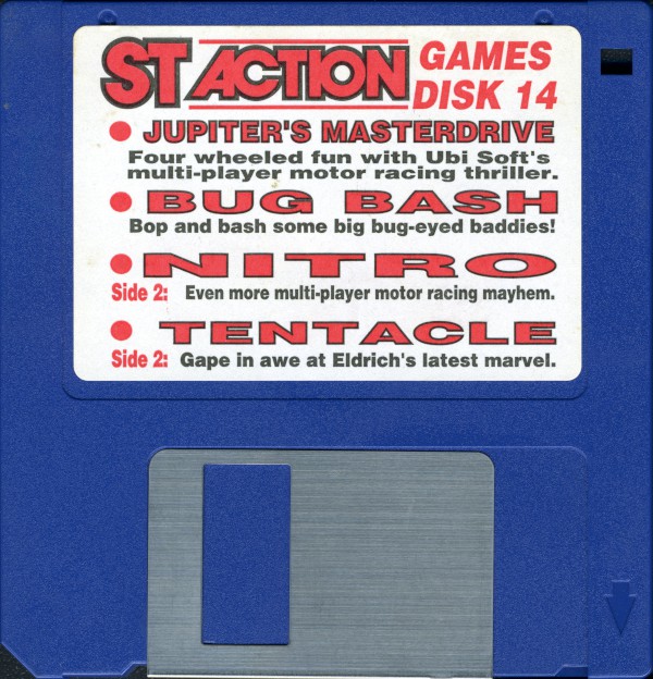 Bug Bash was featured on the coverdisk of ST Action magazine.